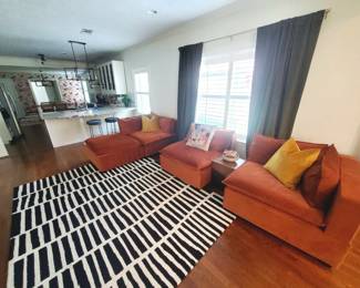 3 piece modern sectional