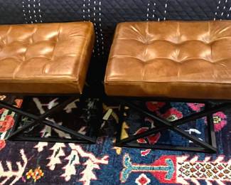 Vegan Leather benches