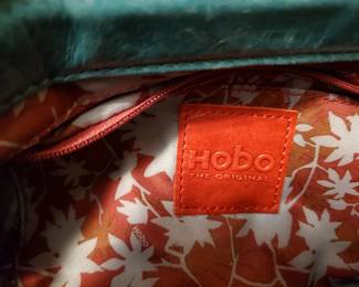 Green small HOBO clutch bag