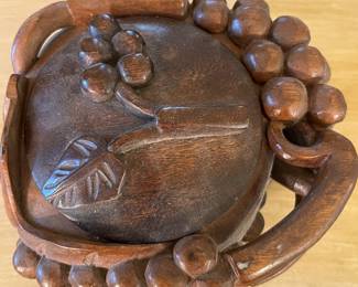 Hand Carved Wood Box