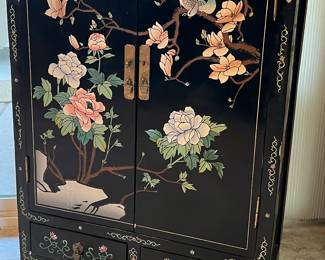 Hand Painted Asian Chest