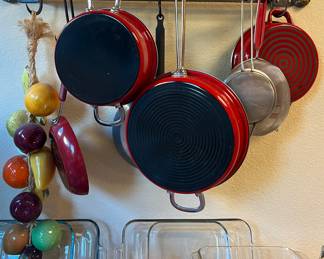 Pot Rack, Pots & Pans