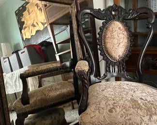 Mirrors, Antique Chair (as is)