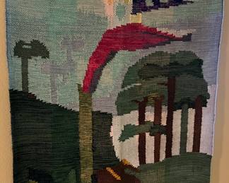 Art Rug Woven Tapestry