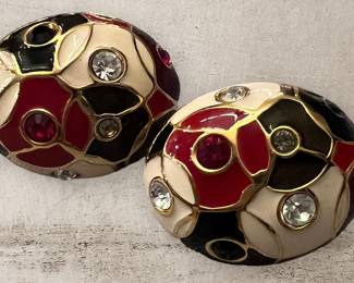 Vtg Joan Rivers Clip-Ons