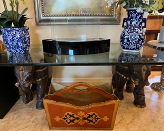 Elephant Base Coffee Table