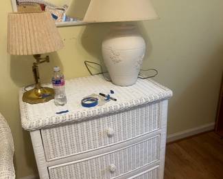 WICKER NIGHT STAND