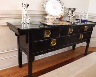 Century Furniture Company Asian Pagoda Buffet Server Buffet