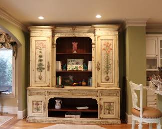 Beautiful Habersham Cabinet with Hutch