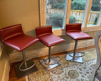 Design Within Reach Adjustable Bar Stools by FRAG