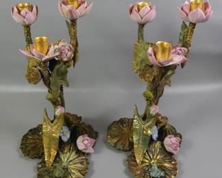 Incredible Royal Worcester candelabras