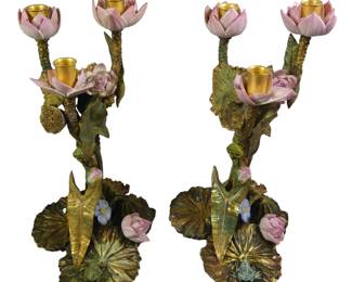 Rare Royal Worcester candelabrum