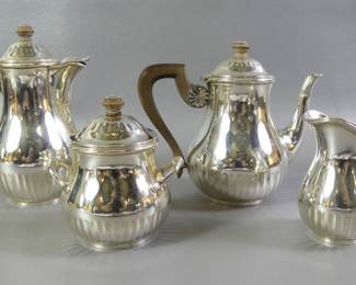Cartier sterling silver tea set