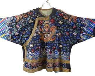 Antique Chinese silk robe