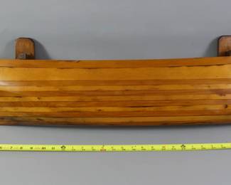 1/2 hull whaleship model - 19th c. 