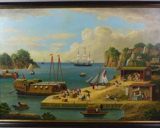 China Trade painting - porcelain export