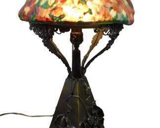 Pairpoint Puffy table lamp - Azaleas