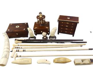 Fine antique nautical and whale items