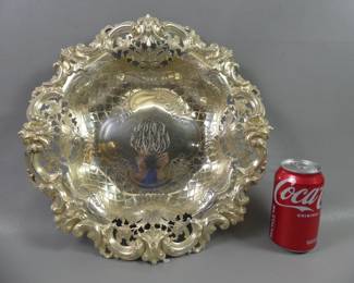 Large sterling silver bowl