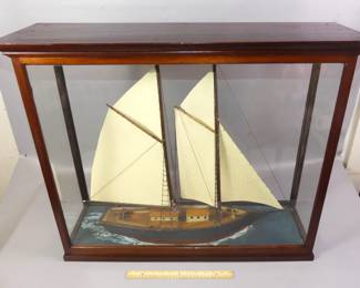 Nice antique yacht model