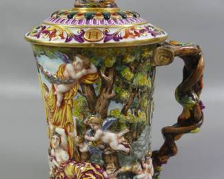 Capodimonte tankard