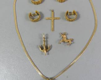 14k gold lot 