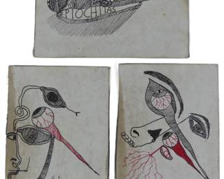 Frida Kahlo abstract drawings