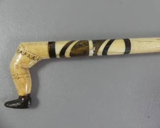 Antique whale bone canes