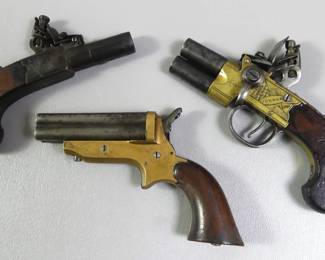 Antique pocket pistols