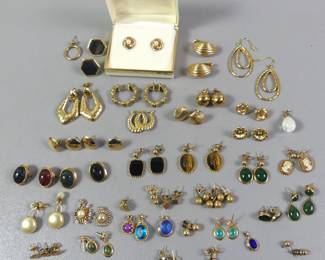 Gold earrings