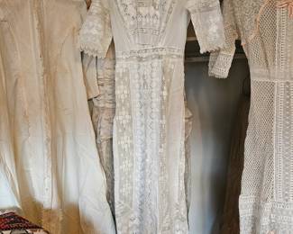 Fancy antique dresses.