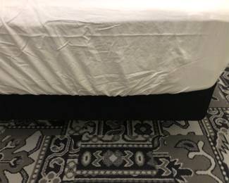 FULL MATTRESS SET AND 20IN BY 20IN SQUARE AREA  RUG BY FLOR