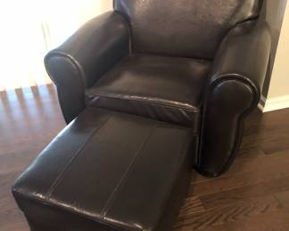 CHAIR AND OTTOMAN