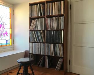 Records on landing to master bedroom