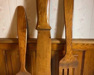 Wood Carved Utensils 