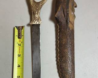 Antler Handle Knife 
