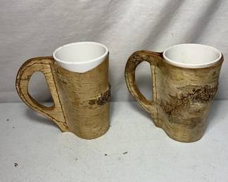 birch Bark Mugs 