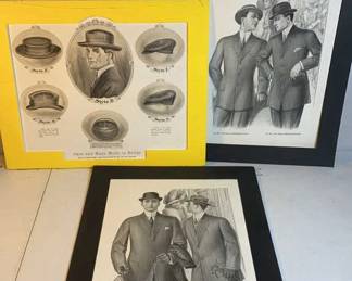 1914 Suit Examples Store Displays 