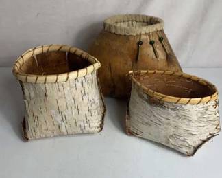 Birch Bark Baskets 