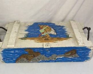 Painted wood Box 