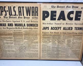 News Paper Front Pages 