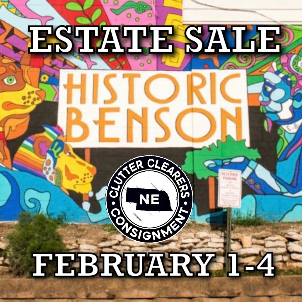 Benson Estate Sale in Omaha, NE starts on 2/1/2024