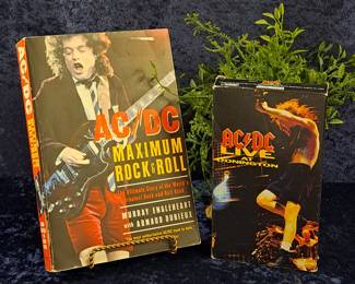 AC/DC Book And VHS Tape