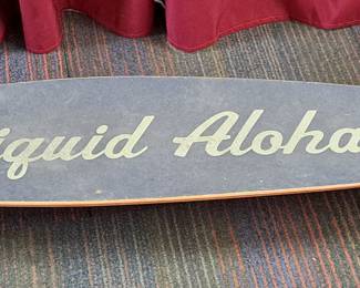 Kona Brewing Company Longboard 40 Inches Long Plus Bonus Wall Brackets For Skateboard Display