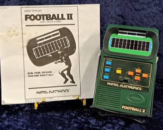 Vintage Mattel Football Two Handheld Game