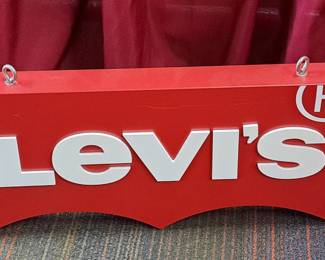 Cool Levi's Hanging Sign