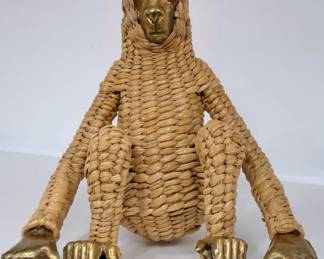 Small Monkey Figure - In The Style Of Mario Lopez Torres