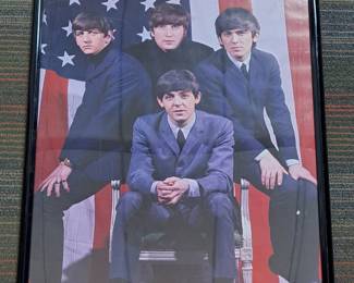Beatles American Flag Poster Plus Bonus Collectibles