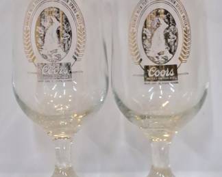 Coors Banquet Tasting Glasses And Misc Pins 