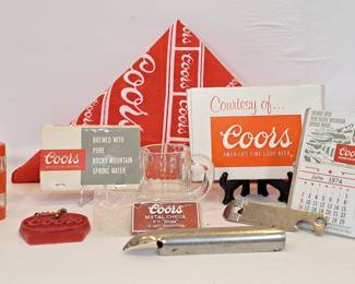 Vintage Coors Banquet Small Collectibles